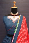 VC 108 Muslin Printed With Real Mirror Work Lehenga With Blouse Duppatta Collection Wholesale In India